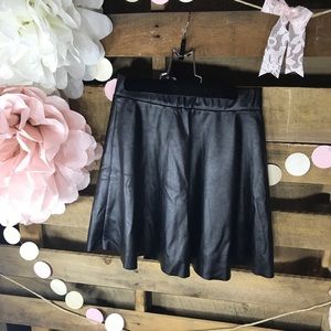 Leather skirt